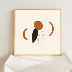 Mjuk makt – minimalistisk feminin väggkonst