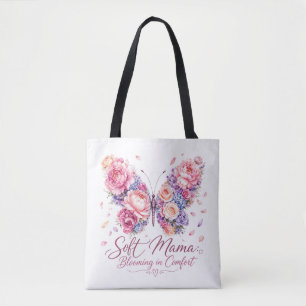 Mjuk Mama Blommande Fjäril Tygkasse