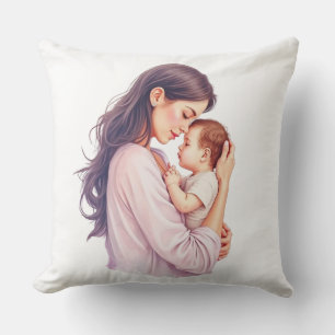 Mjuk Mamma & Baby Kärlekskudde – Mysig Hemdekor Kudde