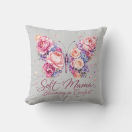 Mjuk mamma blommar i trygghet kudde