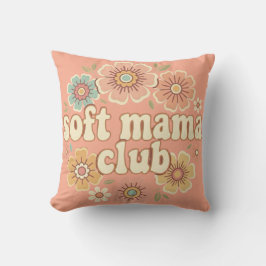 Mjuk Mamma Klubb Retro Groovy Tusenskönas Blommoti Kudde