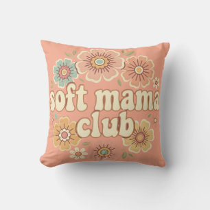 Mjuk Mamma Klubb Retro Groovy Tusenskönas Blommoti Kudde