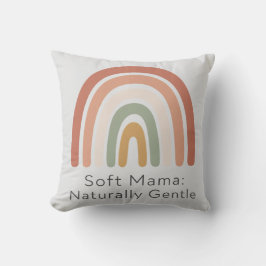 Mjuk mamma naturligt sköna boho regnbågsetetik kudde