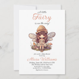 Mjuk med svampar Flickor-skugga Inbjudningar