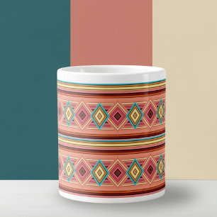 Mjuk multiFärgad Diamant & Rand Specialty Mugg Jumbo Mugg