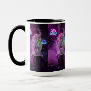 Mjuk neonstyrka – Tiger-mugg Mugg