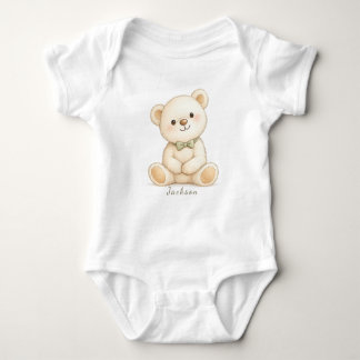 Mjuk Neutral Björn Baby Souvenir T Shirt