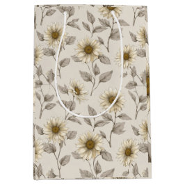 Mjuk neutral solroskräm floral mönster