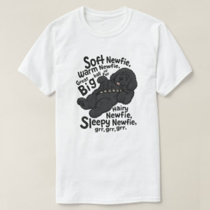 Mjuk Newfie-dikt T Shirt