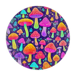 Mjuk nyans: Tecknad Mushroom Patch