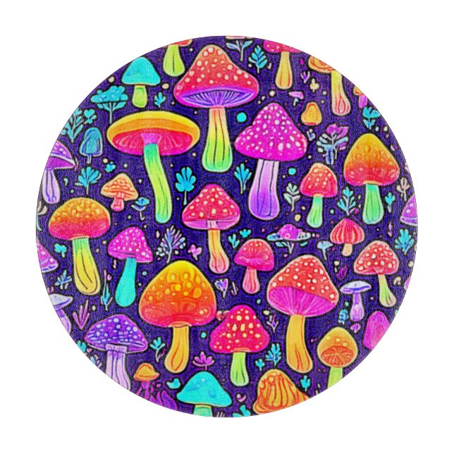 Mjuk nyans: Tecknad Mushroom Patch (Framsidan)