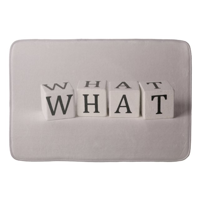 Mjuk och absorberande badplatsmat med uppspelande  badrumsmatta (Framsidan)