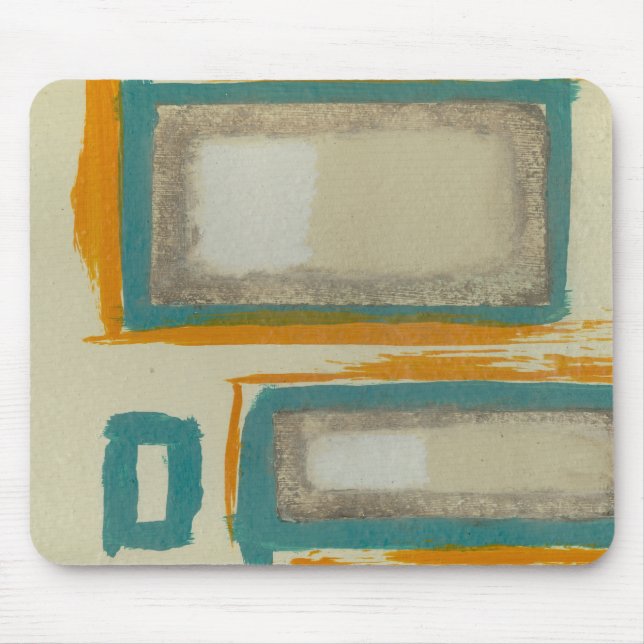 Mjuk och djärv Rothko-inspirerad abstrakt Musmatta (Framsidan)
