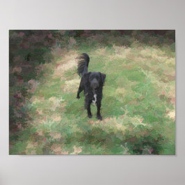 Mjuk och enkel målning av Abstrakt Poster