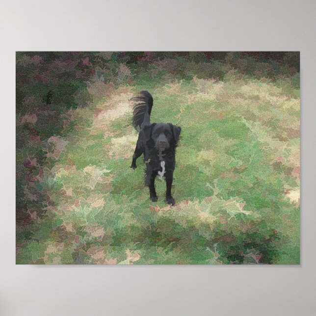 Mjuk och enkel målning av Abstrakt Poster (Framsidan)