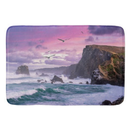 Mjuk och fräschande kustbadmat badrumsmatta