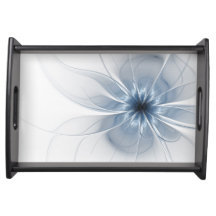 Mjuk och ömtålig blå fasansfull fantasinblomma