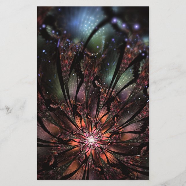 Mjuk och ömtålig fantasinblomma (Framsida)