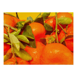 Mjuk Orange Fruktbedövning Perfect Poster