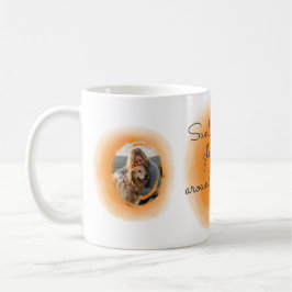 Mjuk orange Golden Retriever anpassad bild Kaffemugg