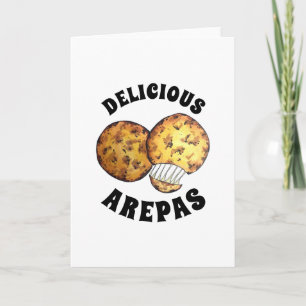 Mjuk ost (majs) Arepas Sydamerikanska livsmedelsma Kort