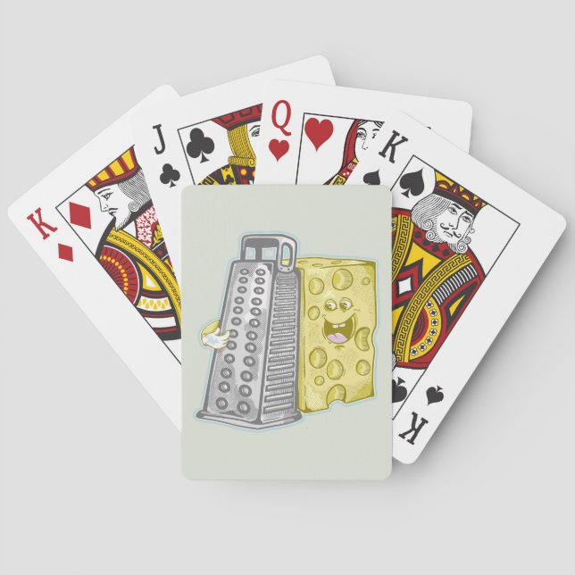 Mjuk ost och ostgrater casinokort (Baksidan)
