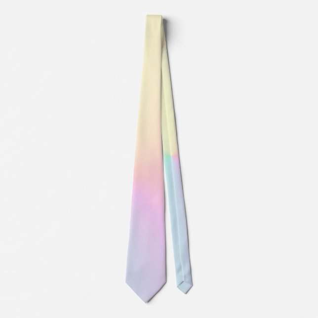 Mjuk övertoning Ombre Rosa Gult Pastel Aesthetic Slips (Framsida)