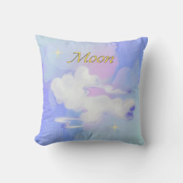 Mjuk övertoningsfyllning "Måne" Kudde