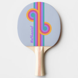 Mjuk Pansy Drömrand Loop med Namn Pingisracket