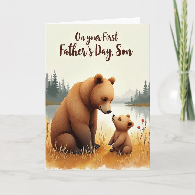 Mjuk Pappa Farsdags Kort (Framsida)