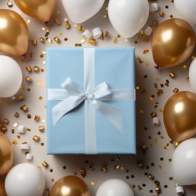 Mjuk Papper radbrytning av blått Presentpapper (Skapare uppladdad)