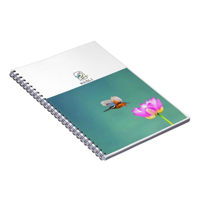 mjuk pärm journal anpassad spiral anteckningsbok (Högra Sidan)
