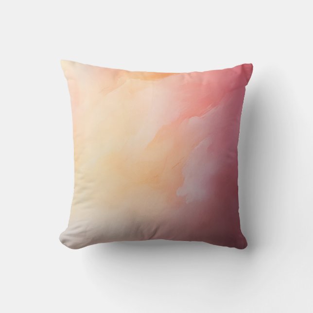 Mjuk pastel-Abstrakt, dekorativ fyllning Kudde (Framsida)
