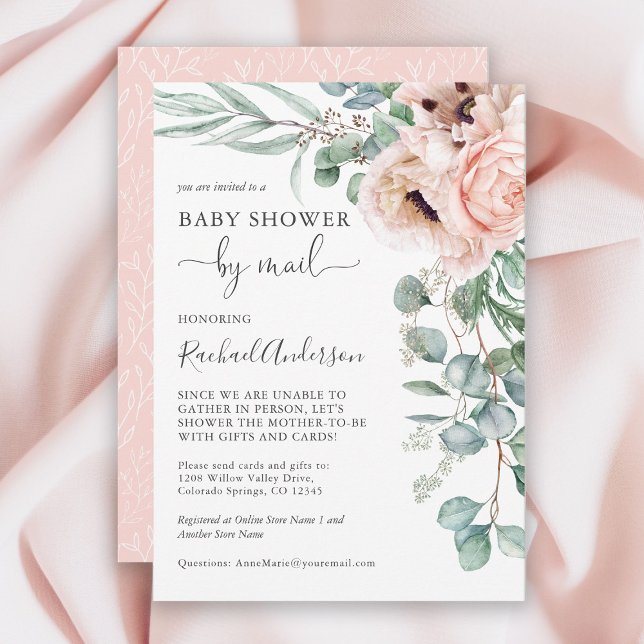 Mjuk pastel Baby Shower by Mail Inbjudningar (Skapare uppladdad)