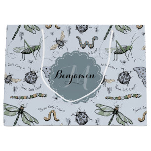 Mjuk pastel Blue Boho Baby Kryp Kids & Baby