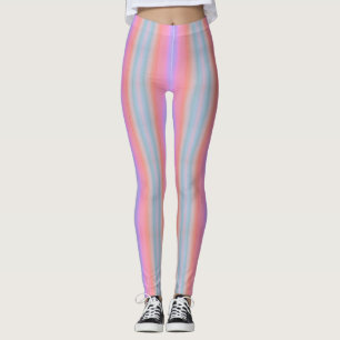 Mjuk Pastel Rand Leggings
