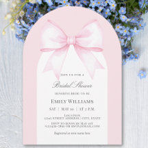 Mjuk pastel Rosa Ribbon Bow-Möhippa