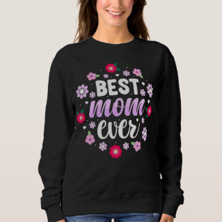 Mjuk Pastell Blommig Krans för den Bästa Mamman Nå T Shirt