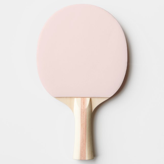 Mjuk Pastell Persika Enfärgad Pingisracket (Framsidan)