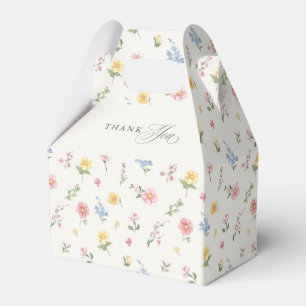 Mjuk Pastell Utförlig Vårträdgård Blommig Bröllop  Presentaskar