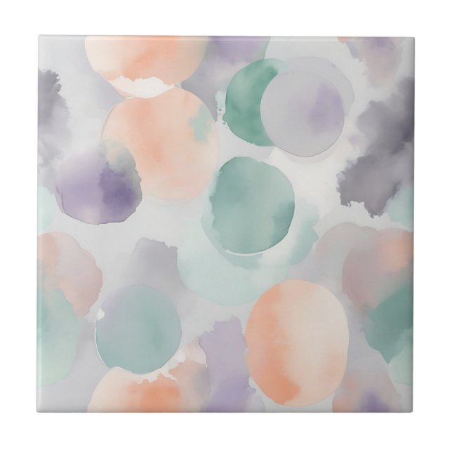 Mjuk pastellfärgning Tvättar Kakelplatta (Framsidan)