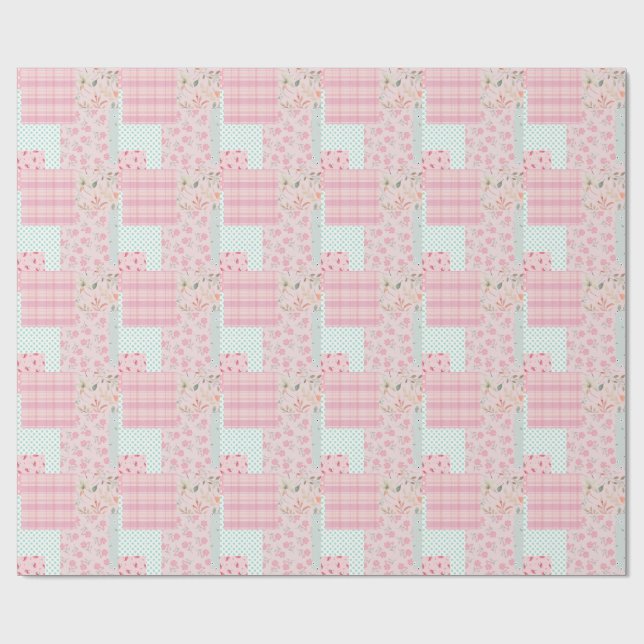 Mjuk Pinkig Tjejig  Presentpapper (Platt)