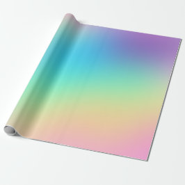 Mjuk prismatisk regnbågsgradient presentpapper
