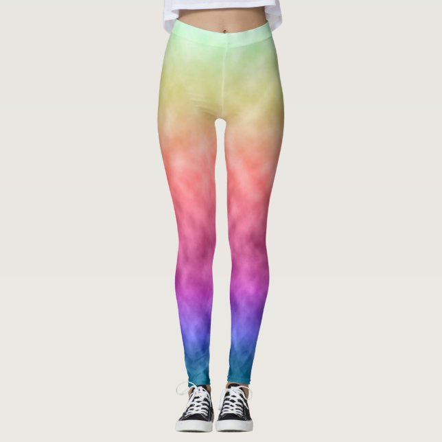 Mjuk Prismatisk Vila Leggings (Framsida)