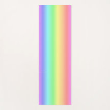 mjuk regnbåge av färg på yoga mat