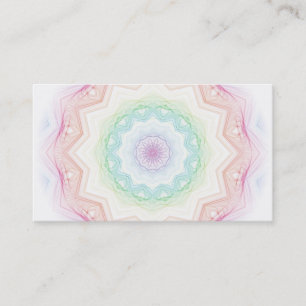 Mjuk regnbågeSpirograph Visitkort