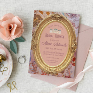 Mjuk Renaissance Rococo Aesthetic Möhippa Inbjudningar