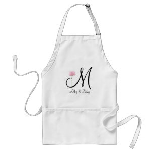 Mjuk ro med monogram förkläde