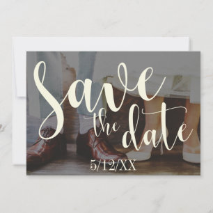 Mjuk Romantisk Foto Typografi 30 Spara Datum 3 Datumet