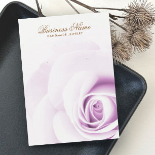 Mjuk romantisk lila ro elegant visitkort
